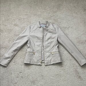 Marc New York Light Mauve Faux Leather Jacket